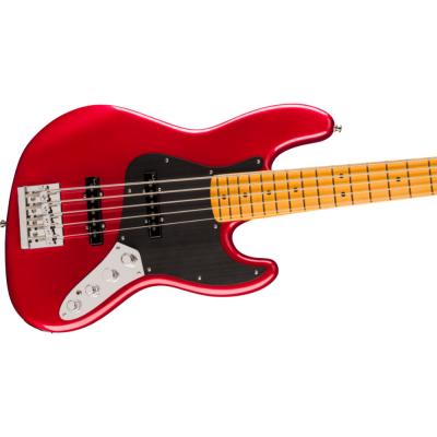 Fender フェンダー American Ultra II Jazz Bass V MN Sinister Red 5弦エレキベース ジャズベース ボディ斜めアングル画像