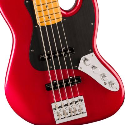 Fender フェンダー American Ultra II Jazz Bass V MN Sinister Red 5弦エレキベース ジャズベース ボディアップ画像