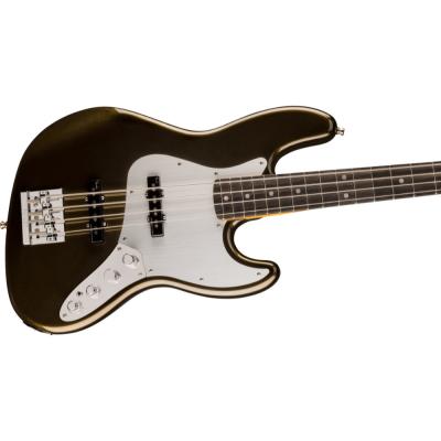 Fender フェンダー American Ultra II Jazz Bass EB Texas Tea エレキベース ジャズベース ボディ斜めアングル画像