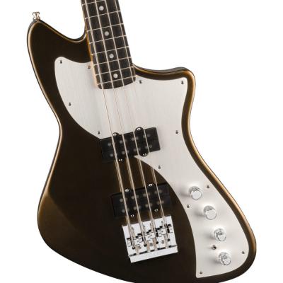 Fender フェンダー American Ultra II Meteora Bass EB Texas Tea エレキベース メテオラベース ボディアップ画像