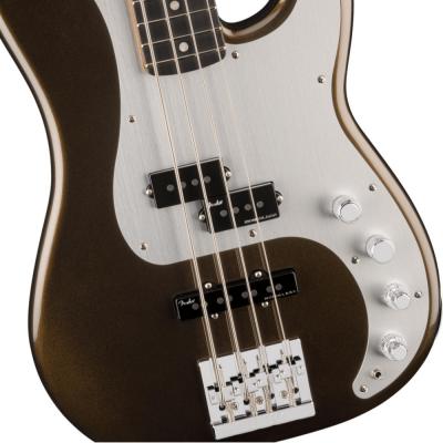 Fender フェンダー American Ultra II Precision Bass EB Texas Tea エレキベース プレシジョンベース ボディアップ画像