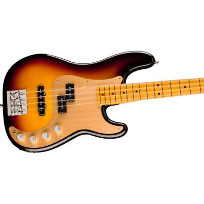 Fender フェンダー American Ultra II Precision Bass MN Ultraburst エレキベース プレシジョンベース ボディ斜めアングル画像