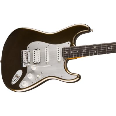 Fender フェンダー American Ultra II Stratocaster HSS EB Texas Tea エレキギター ストラトキャスター ボディ斜めアングル画像