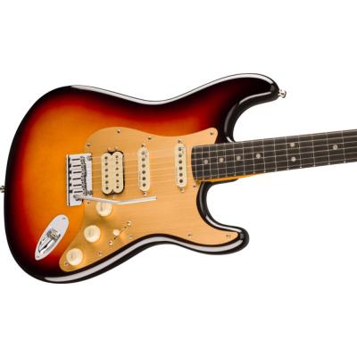 Fender フェンダー American Ultra II Stratocaster HSS EB Ultraburst エレキギター ストラトキャスター ボディ斜めアングル画像