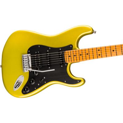 Fender フェンダー American Ultra II Stratocaster HSS MN Solar Flare エレキギター ストラトキャスター ボディ斜めアングル画像