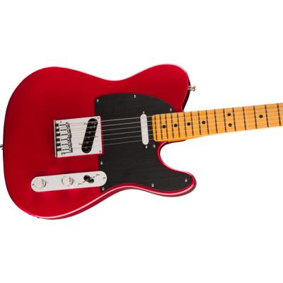 Fender フェンダー American Ultra II Telecaster MN Sinister Red エレキギター テレキャスター ボディ斜めアングル画像