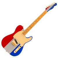 Fender フェンダー Limited Edition Buck Owens Telecaster MN Red Silver and Blue Sparkle エレキギター テレキャスター