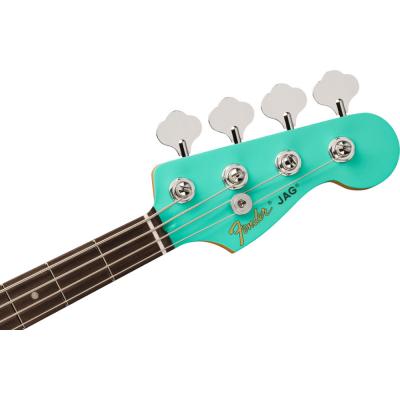 Fender フェンダー Mark Hoppus Jaguar Bass Rosewood Fingerboard Sea Foam Green エレキベース ヘッド表