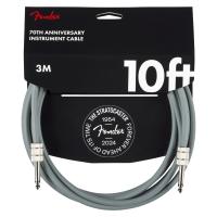 Fender フェンダー 10フィート Anniversary Instrument Cable Gray SS ギターケーブル ギターシールド