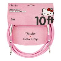 Fender フェンダー Fender x Hello Kitty Instrument Cable Pink 10フィート ギターケーブル ギターシールド