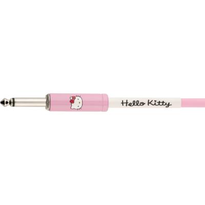 Fender フェンダー Fender x Hello Kitty Instrument Cable Pink 10フィート ギターケーブル ギターシールド プラグ