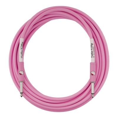 Fender フェンダー Fender x Hello Kitty Instrument Cable Pink 18.6フィート ギターケーブル ギターシールド 全体