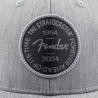 Fender フェンダー Stratocaster 70th Anniversary Badge Hat Gray Heather One Size ロゴ