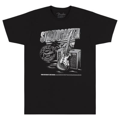 Fender フェンダー Fender Stratocaster 70th Anniversary Tee Black XXL 半袖 Tシャツ