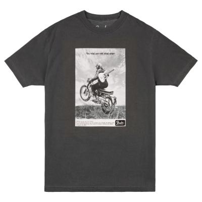 Fender フェンダー Vintage Ad Biker Tee Graphite XLサイズ Tシャツ 半袖