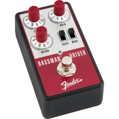 Fender フェンダー Bassman Driver オーバードライブ ディストーション エフェクター 左サイド