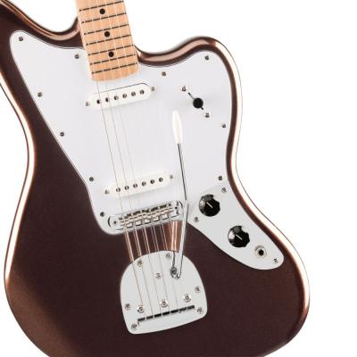 Squier スクワイヤー スクワイア Affinity Series Jaguar Maple Fingerboard White Pickguard Mystic Metallic Brown エレキギター ボディトップ