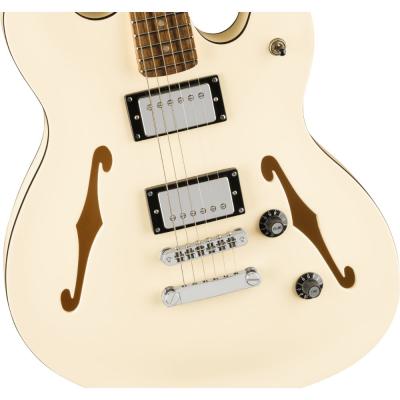 Squier スクワイヤー スクワイア Affinity Series Starcaster Deluxe Laurel Fingerboard Olympic White ボディトップ