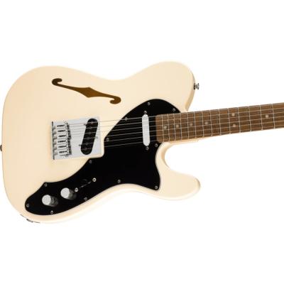 Squier スクワイヤー スクワイア Affinity Series Telecaster Thinline Laurel Fingerboard Black Pickguard Olympic White エレキギター ボディトップ