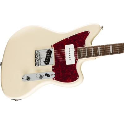 Squier スクワイヤー スクワイア Limited Edition Paranormal Offset Telecaster SJ Olympic White エレキギター ボディ斜めアングル画像