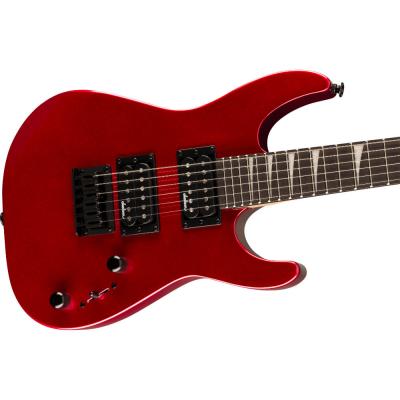 Jackson ジャクソン JS Series Dinky Minion JS1X Metallic Red エレキギター 斜めアングル画像