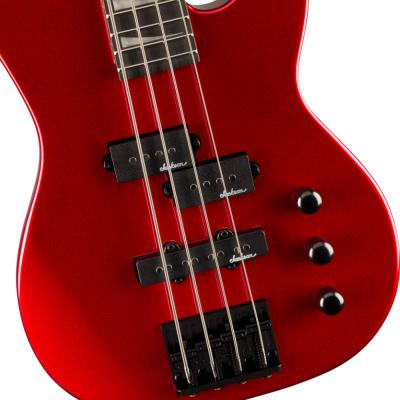 Jackson ジャクソン JS Series Concert Bass Minion JS1X Metallic Red エレキベース ボディアップ画像