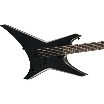 Jackson ジャクソン Pro Plus XT Warrior WR HT6 Baritone Satin Black エレキギター ボディ斜めアングル画像