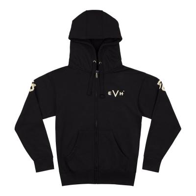 EVH イーブイエイチ EVH 5150 Zip Hoodie Black S ジップアップパーカー ジップフーディー