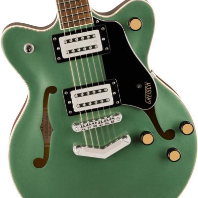 GRETSCH グレッチ G2655 Streamliner Center Block Jr. Double-Cut with V-Stoptail STL OLV エレキギター セミアコースティックギター ボディアップ画像