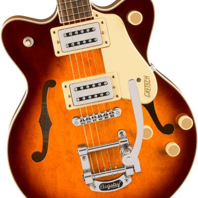 GRETSCH グレッチ G2655T Streamliner Center Block Jr. Double-Cut with Bigsby FRGLW エレキギター セミアコースティックギター ボディアップ画像