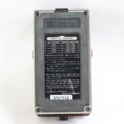 【中古】オクターブ エフェクター BOSS OC-2 Octave ギターエフェクター オクターバー 裏面画像