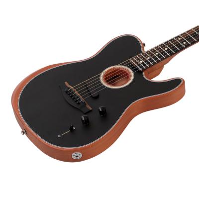 Fender フェンダー American Acoustasonic Telecaster Black エレクトリックアコースティックギター エレアコギター アウトレット ボディ