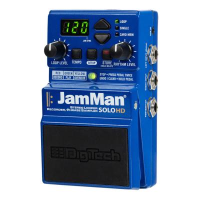 DIGITECH デジテック JamMan Solo HD ステレオルーパー フレーズサンプラー ギターエフェクター 右斜めアングル画像