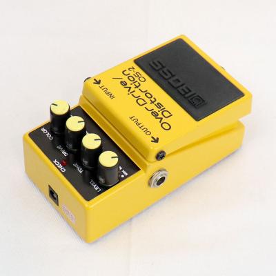 【中古】オーバードライブ ディストーション エフェクター BOSS OS-2 OverDrive Distortion ギターエフェクター 全体