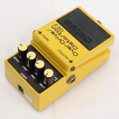 【中古】オーバードライブ ディストーション エフェクター BOSS OS-2 OverDrive Distortion ギターエフェクター output側