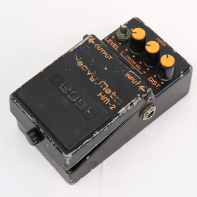 【中古】 ヘビーメタル エフェクター BOSS HM-2 Heavy Metal ディストーション ギターエフェクター 右サイド