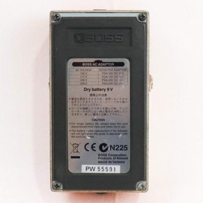 【中古】ディストーション エフェクター BOSS DS-1 Distortion ギターエフェクター 裏面