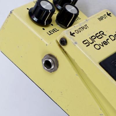 【中古】 スーパーオーバードライブ エフェクター BOSS SD-1 Super Over Drive Japan ギターエフェクター 側面