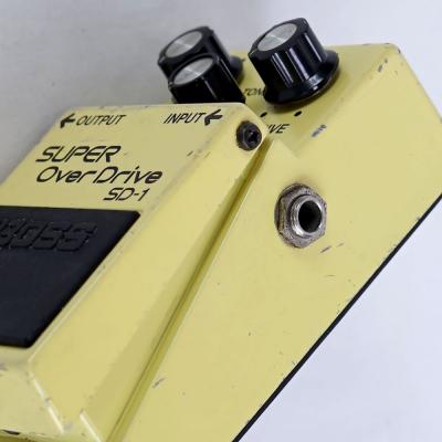 【中古】 スーパーオーバードライブ エフェクター BOSS SD-1 Super Over Drive Japan ギターエフェクター 側面