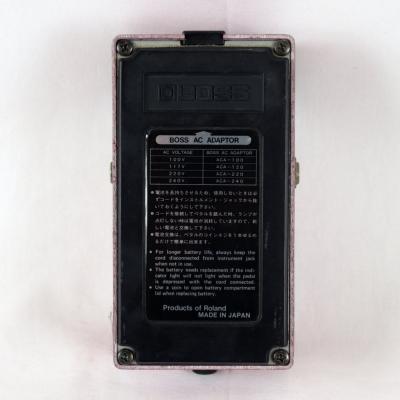 【中古】 アナログディレイ エフェクター BOSS DM-2 Delay 前期モデル ギターエフェクター 本体画像 裏