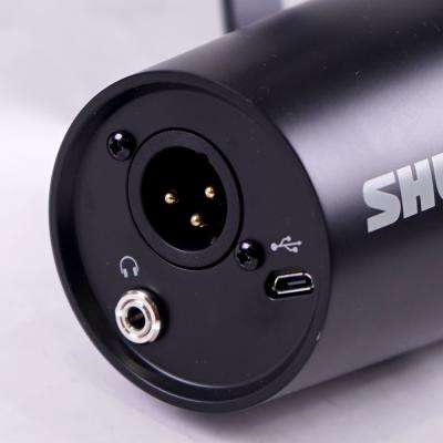 【中古】 SHURE MV7-K-J MOTIV ブラック ポッドキャスト用ダイナミックマイク コネクタ、端子部