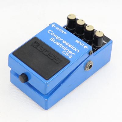 【中古】 コンプレッサー エフェクター BOSS CS-3 Compression Sustainer Made in Japan ギターエフェクター 全体