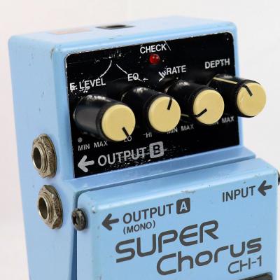 【中古】スーパーコーラス エフェクター BOSS CH-1 Super Chorus ギターエフェクター コーラス コントロール部