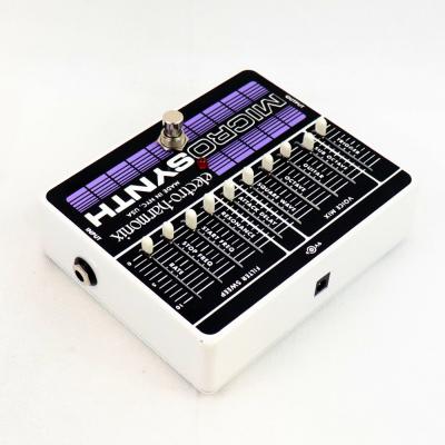 【中古】 ELECTRO-HARMONIX MICRO SYNTH ギターエフェクター 本体斜めからの画像