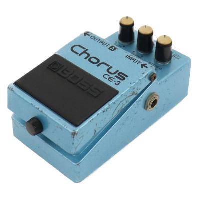 【中古】 コーラス エフェクター BOSS CE-3 Chorus ギターエフェクター 本体画像 斜め 