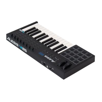 【中古】 USB MIDIコントローラー ALESIS VI25 全体