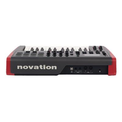 【中古】 novation IMPULSE 25 MIDIコントローラー キーボード 背面