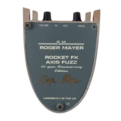 【中古】 ファズ エフェクター Roger Mayer ROCKET FX AXIS FUZZ 30year Anniversary Edition ギターエフェクター 裏面