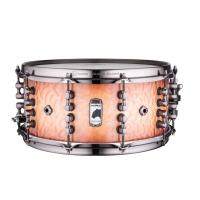 MAPEX メイペックス BPDLMH4650LPW Russ Miller SNARE DRUM The Versatus 14 x 6.5 PEACH BURL BURST スネアドラム