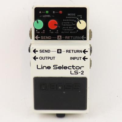 【中古】 ラインセレクター エフェクター BOSS LS-2 Line Selector ギター ベースエフェクター 正面